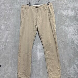 Levi's Taper Fit Chino Pants Men 30x30 Khaki Mid Rise Flat Front Business Career